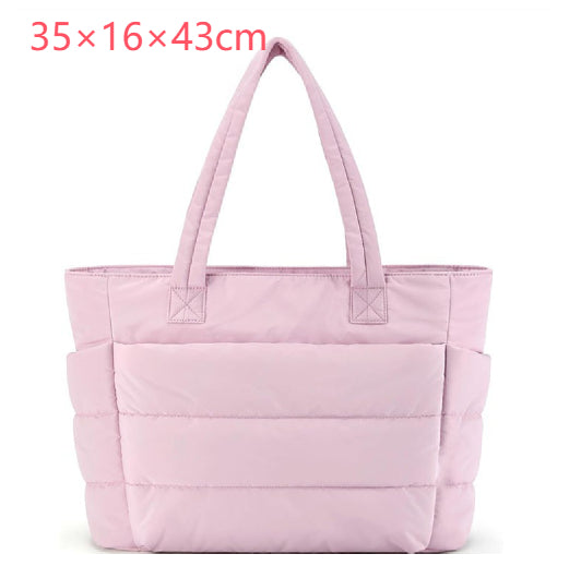 Quilted Puffer Laptop Tote Bag — product image 2