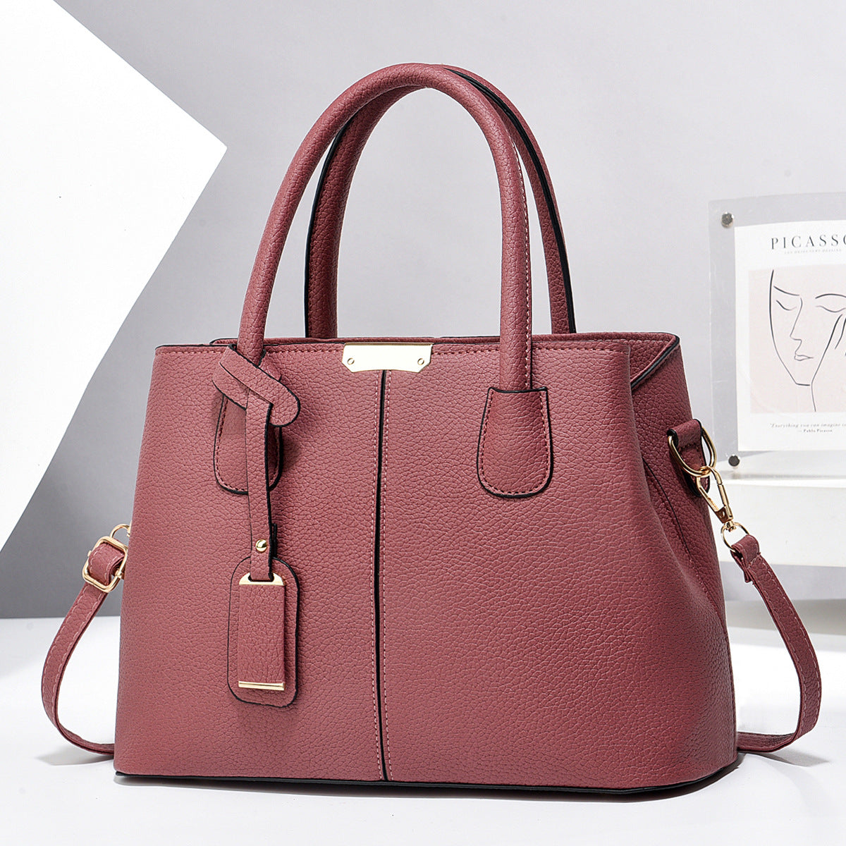 PU Leather Square Crossbody Handbag — product image 16