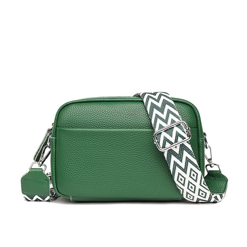 Rhombus Genuine Leather Crossbody Bag — product image 14