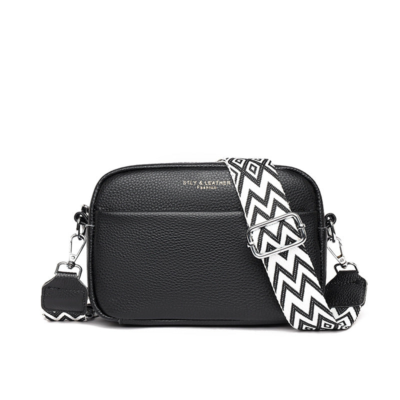 Rhombus Genuine Leather Crossbody Bag — product image 12