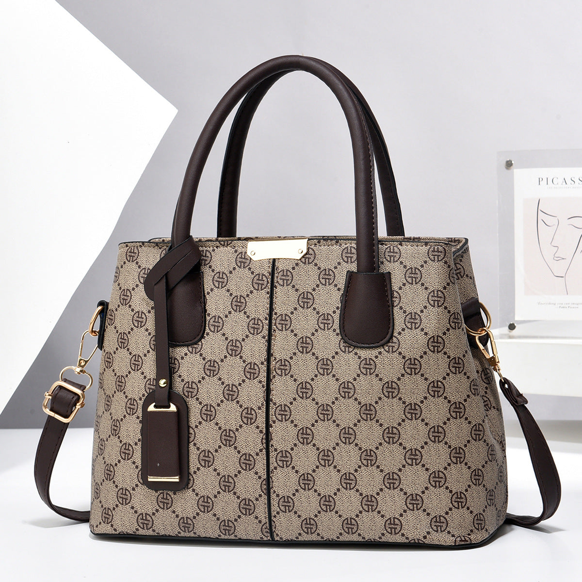 PU Leather Square Crossbody Handbag — product image 9