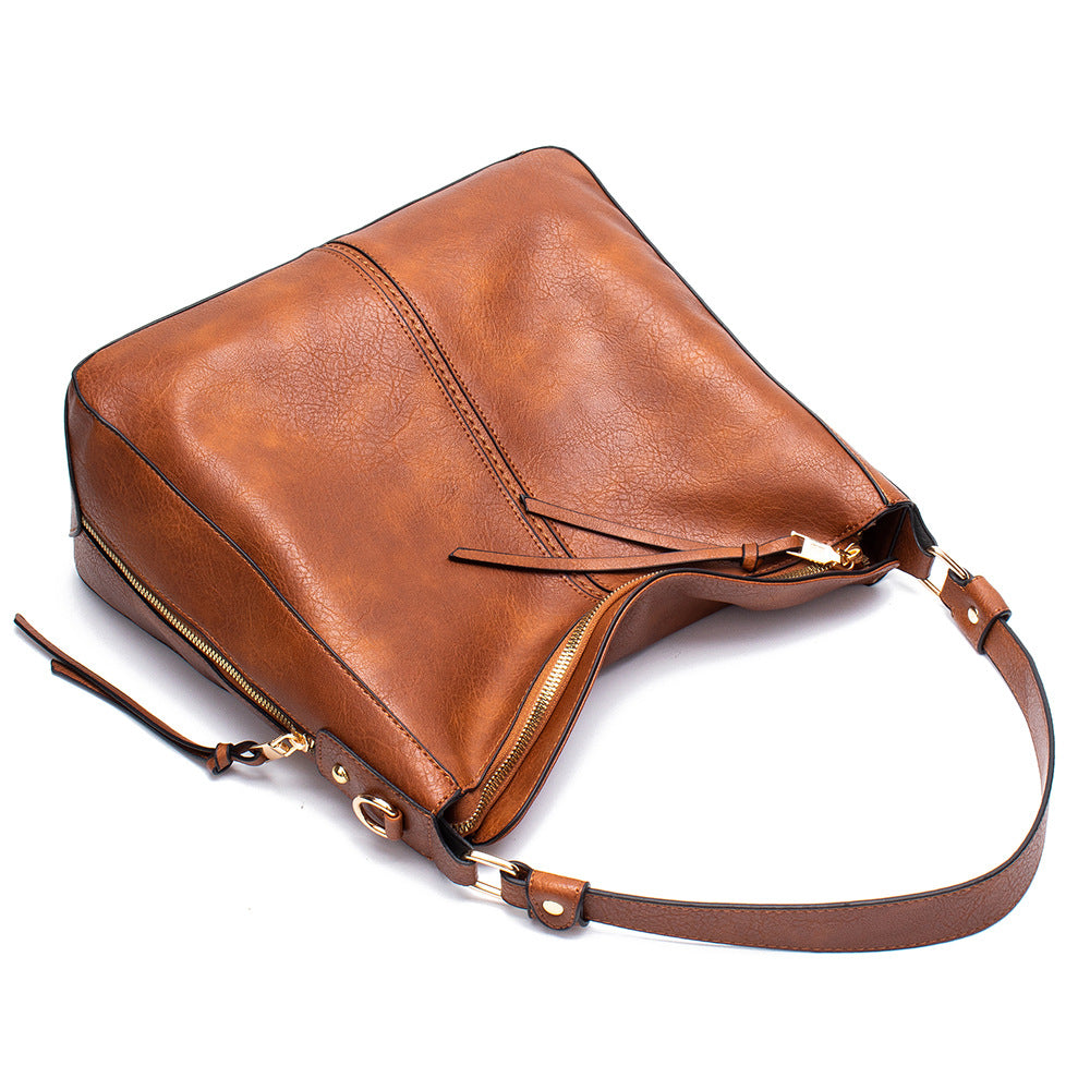 Large-Capacity Soft PU Hobo Tote Bag — product image 3