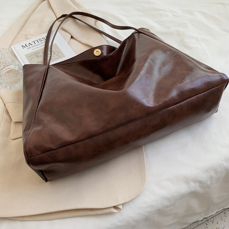 Soft PU Leather Large-Capacity Shoulder Bag — product image 2