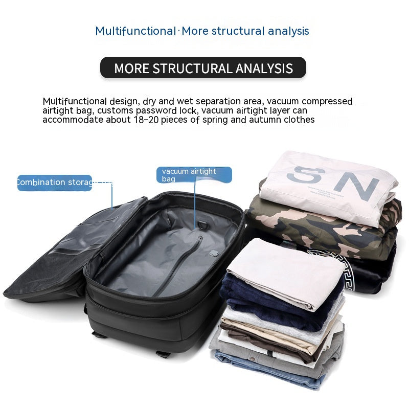 19-Inch Vacuum Compression Business Travel Backpack — product image 8