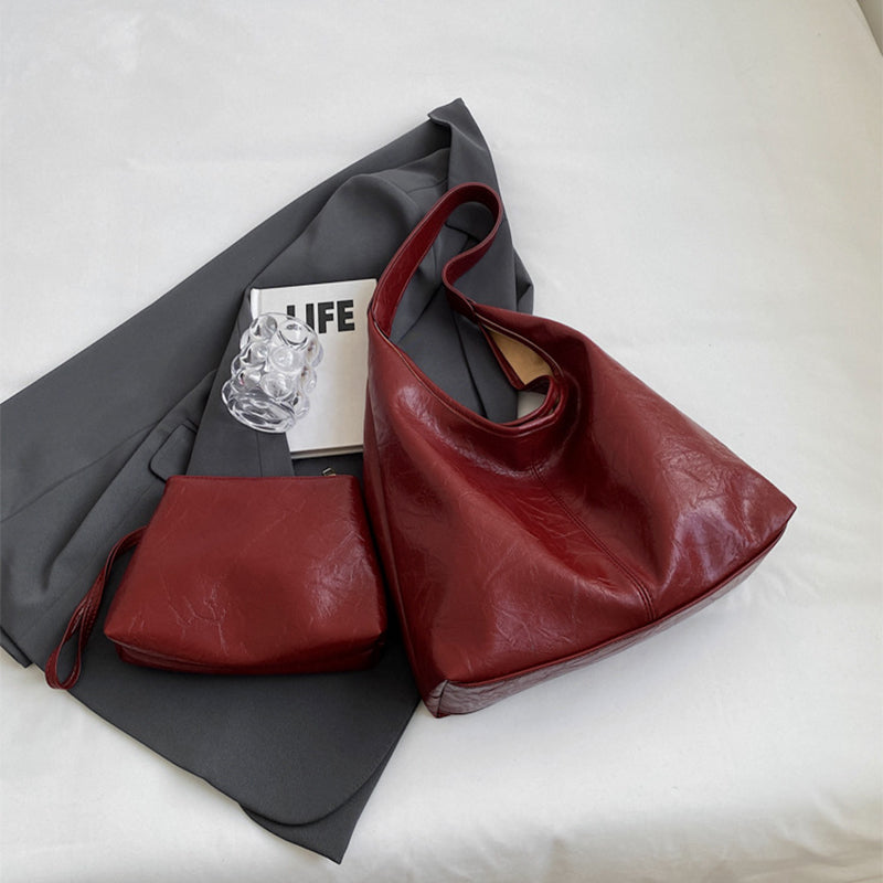 2-Piece PU Hobo Shoulder Bag Set — product image 8