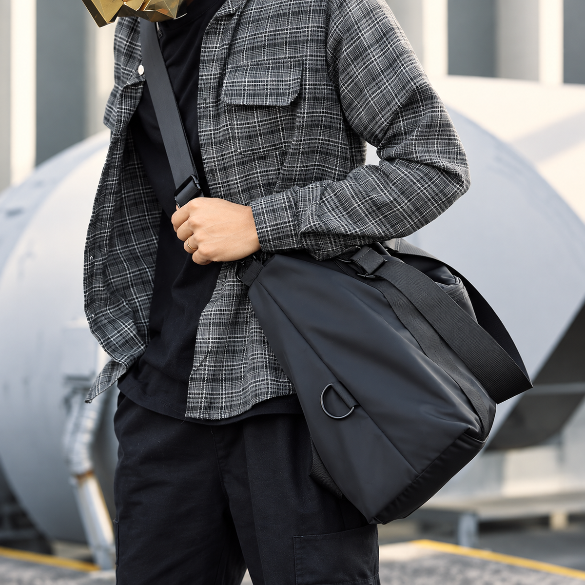 Nylon Travel Tote Bag