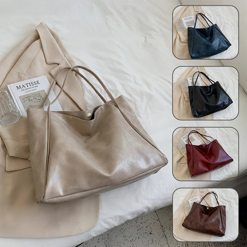 Soft PU Leather Large-Capacity Shoulder Bag — product image 4