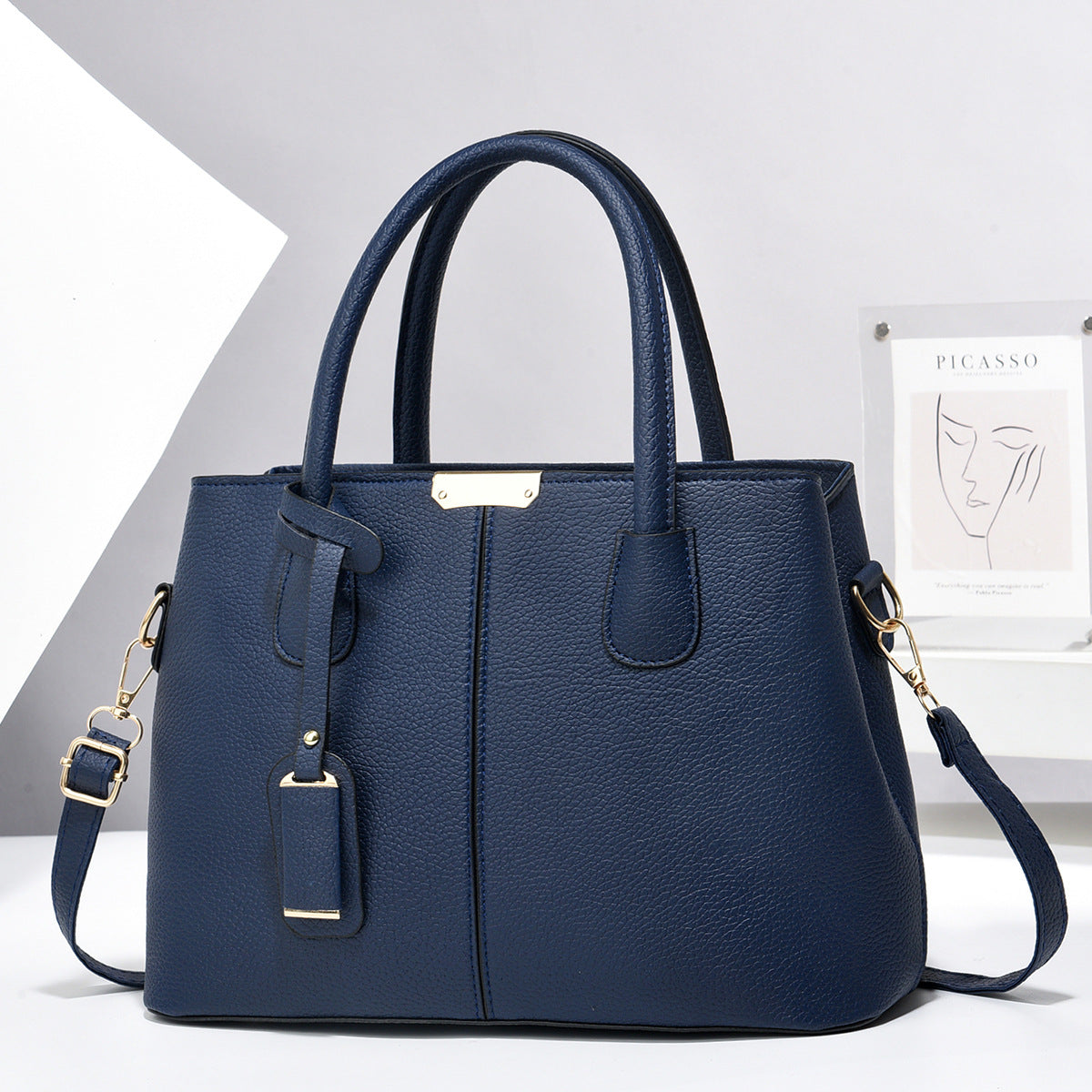 PU Leather Square Crossbody Handbag — product image 11