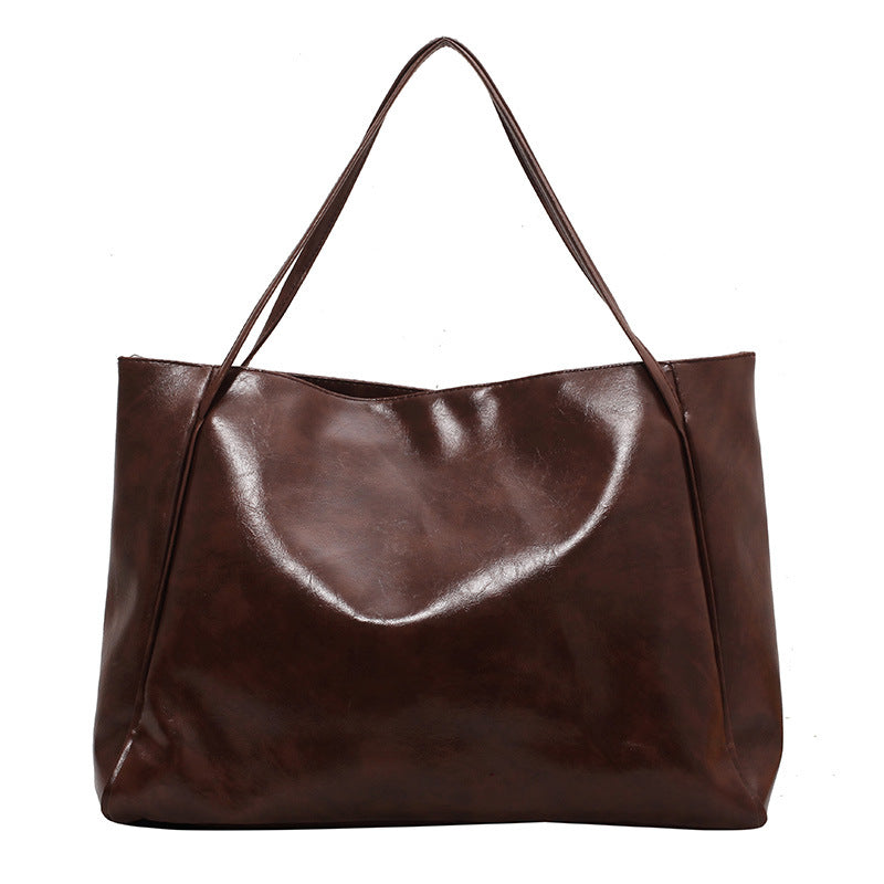 Soft PU Leather Large-Capacity Shoulder Bag — product image 5