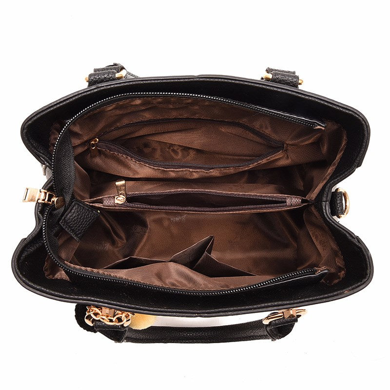 Women's PU Leather Multi-Compartment Handbag — product image 2