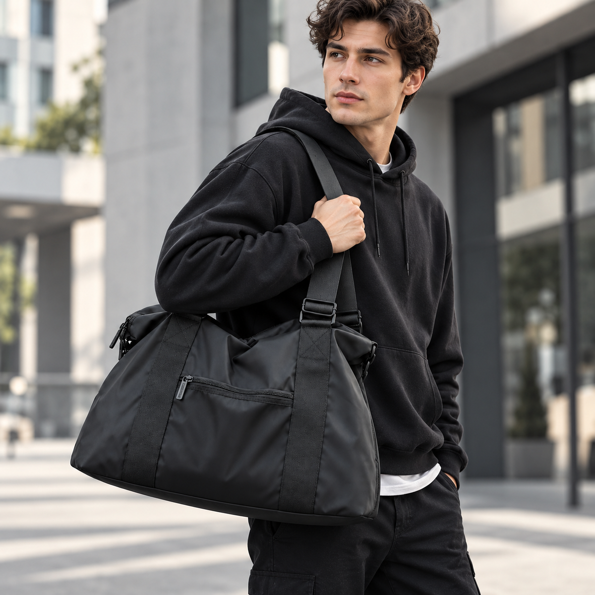 Nylon Travel Tote Bag