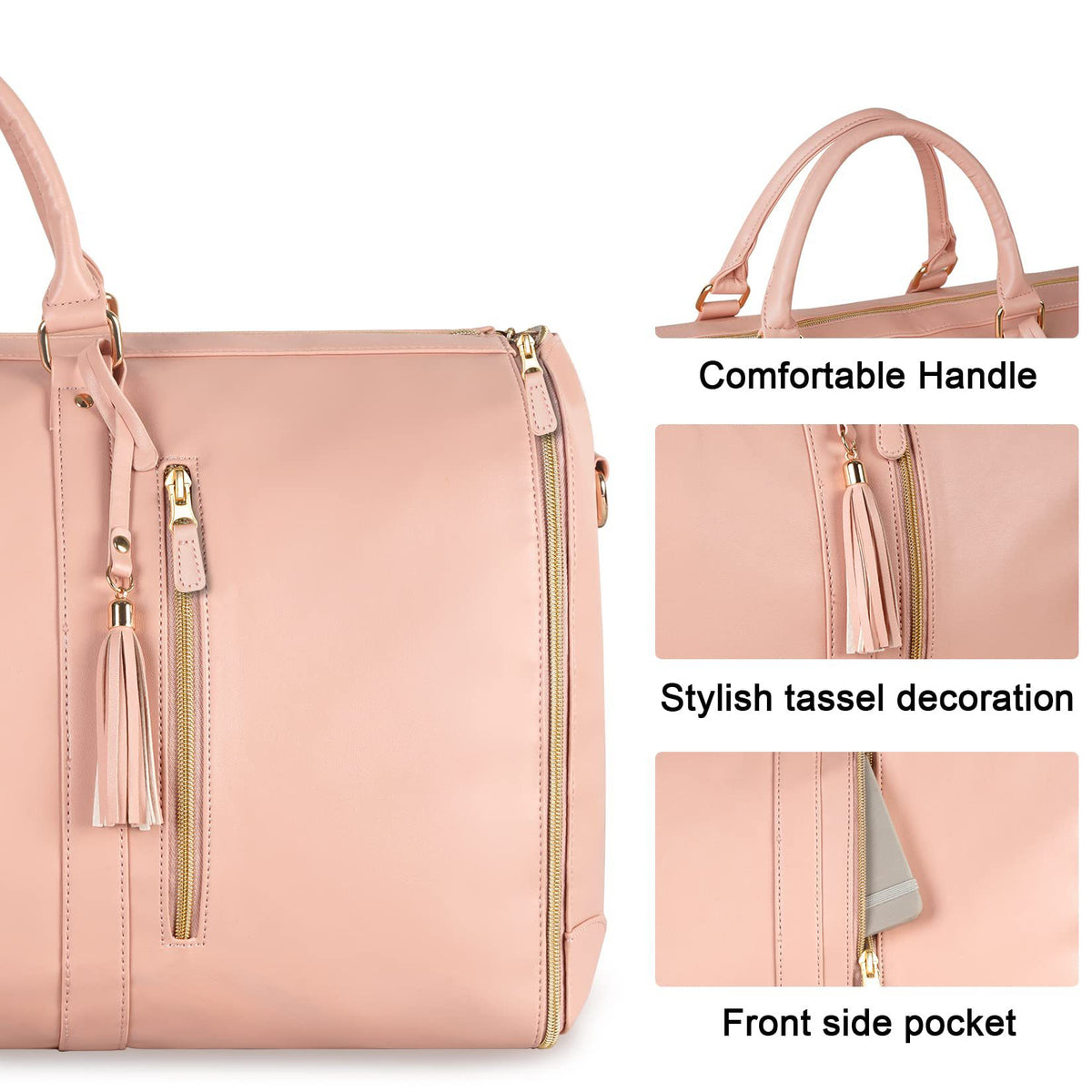 Waterproof PU Travel Duffle Bag for Women — product image 10