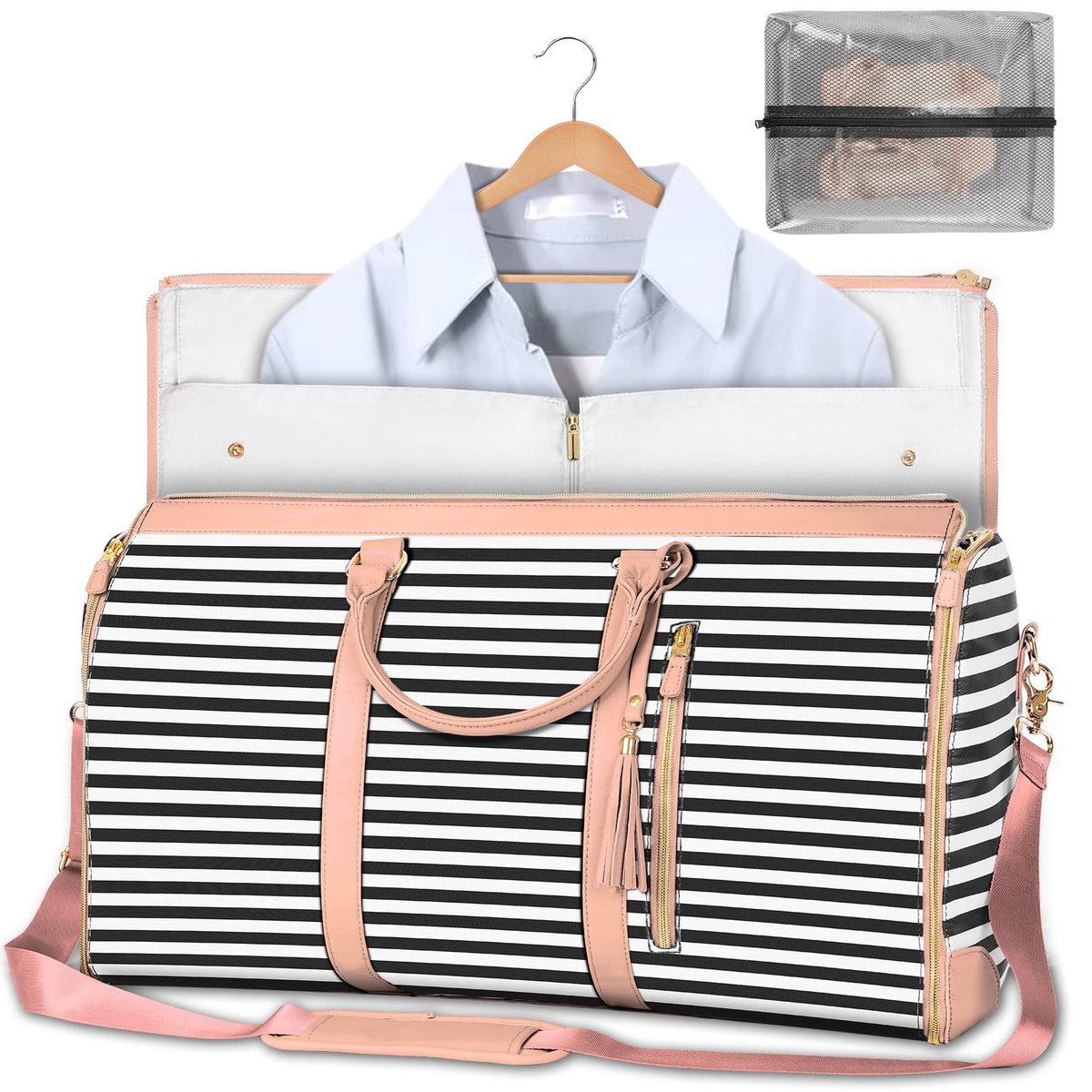 Waterproof PU Travel Duffle Bag for Women — product image 3