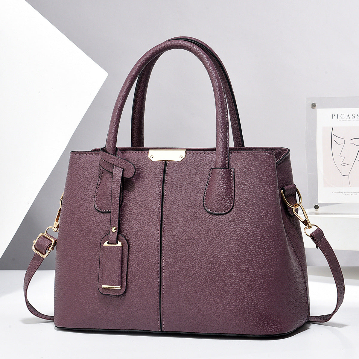 PU Leather Square Crossbody Handbag — product image 14