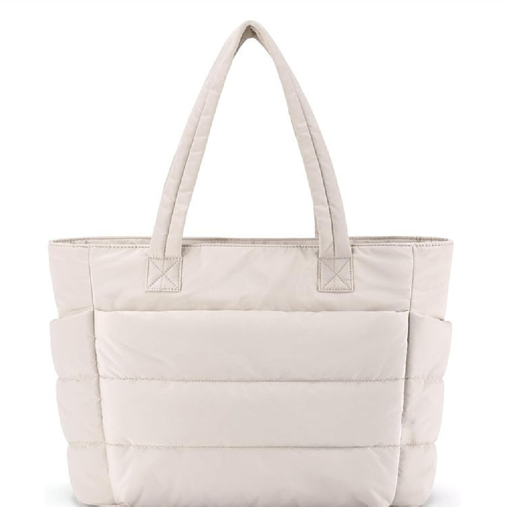 Quilted Puffer Laptop Tote Bag — product image 5