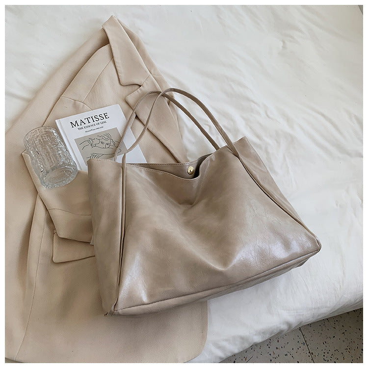 Soft PU Leather Large-Capacity Shoulder Bag — product image 6