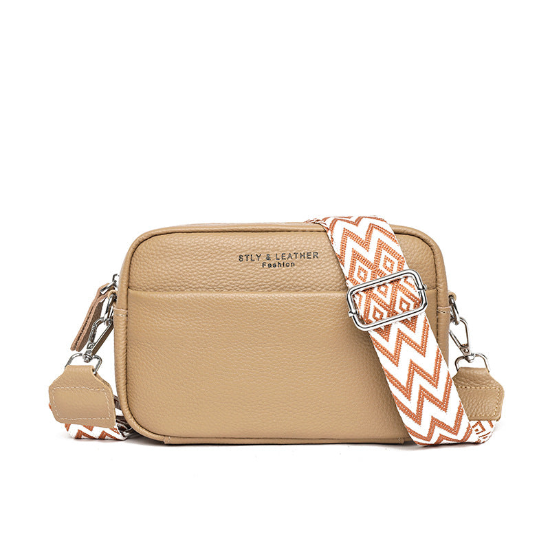 Rhombus Genuine Leather Crossbody Bag — product image 15