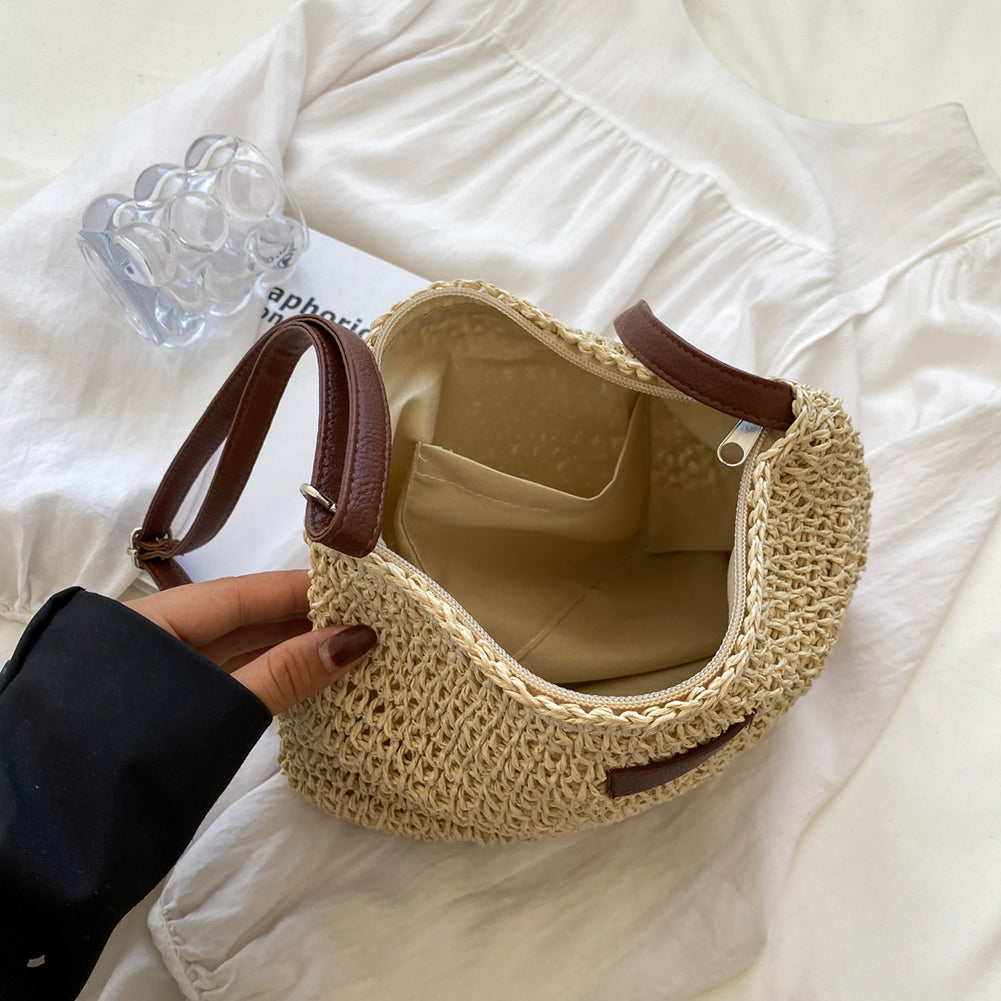 Woven Straw Vacation Tote Bag — product image 2