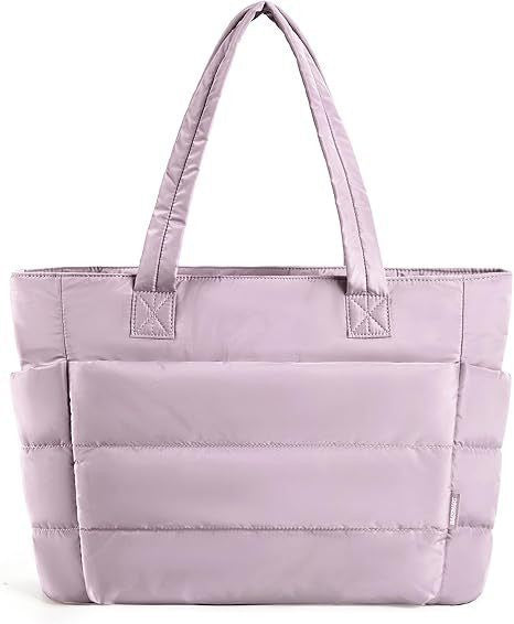 Quilted Puffer Laptop Tote Bag — product image 13