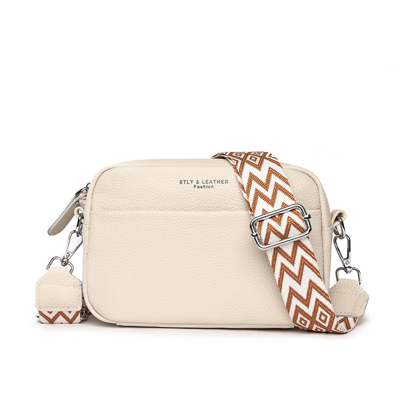 Rhombus Genuine Leather Crossbody Bag — product image 11