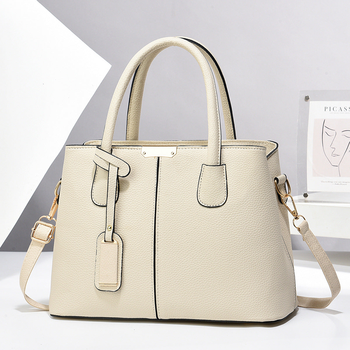 PU Leather Square Crossbody Handbag — product image 7