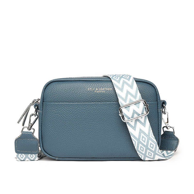 Rhombus Genuine Leather Crossbody Bag — product image 13